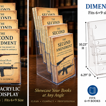 4-Tier Countertop Book Seller Display Kit